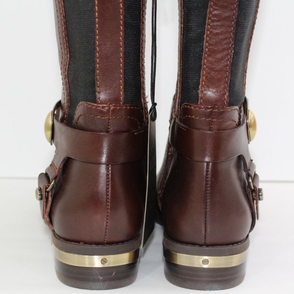 Vince Camuto Leather Medium Calf Tall Shaft Boots - Picture 2 of 11